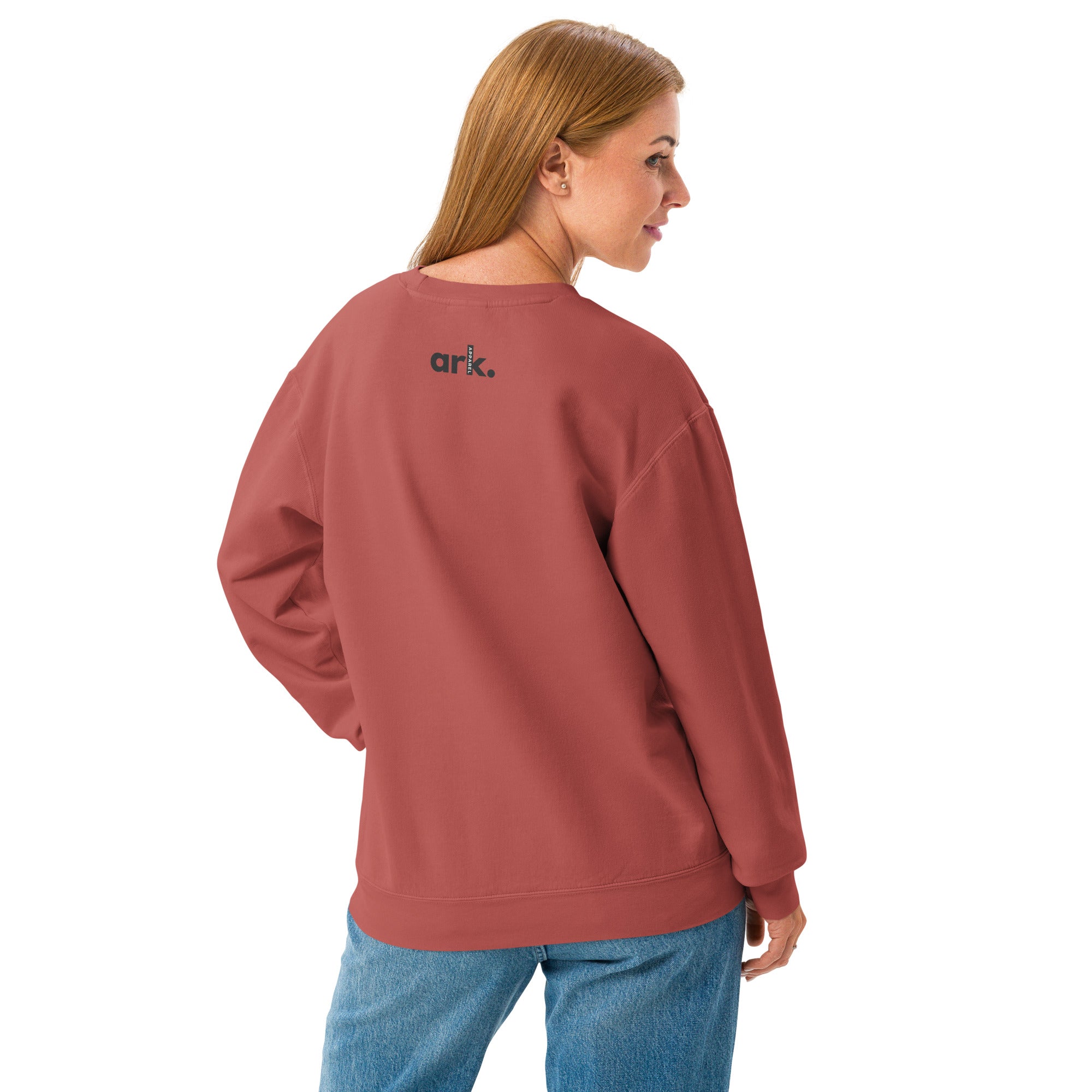 Prayer Over Pain Garment-Dyed Sweatshirt | Philippians 4:6-7 Vintage Crew