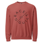 Grace Over Guilt Garment-Dyed Sweatshirt | John 3:17 Vintage Crew