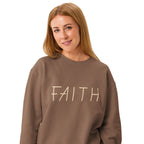 Faith & Proverbs 31:25 Garment-Dyed Sweatshirt | Front & Back Print