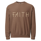 Faith & Proverbs 31:25 Garment-Dyed Sweatshirt | Front & Back Print