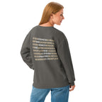 Faith & Proverbs 31:25 Garment-Dyed Sweatshirt | Front & Back Print