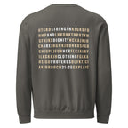 Faith & Proverbs 31:25 Garment-Dyed Sweatshirt | Front & Back Print
