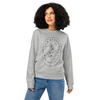 Blessed is She Who Believes Organic Sweatshirt | Luke 1:45 Print