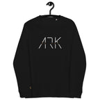 Men's Organic Raglan Sweatshirt - Be The Ark Embroidery - Various Colors Christian Faith Sweater