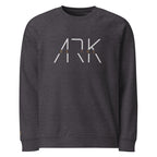 Men's Organic Raglan Sweatshirt - Be The Ark Embroidery - Various Colors Christian Faith Sweater