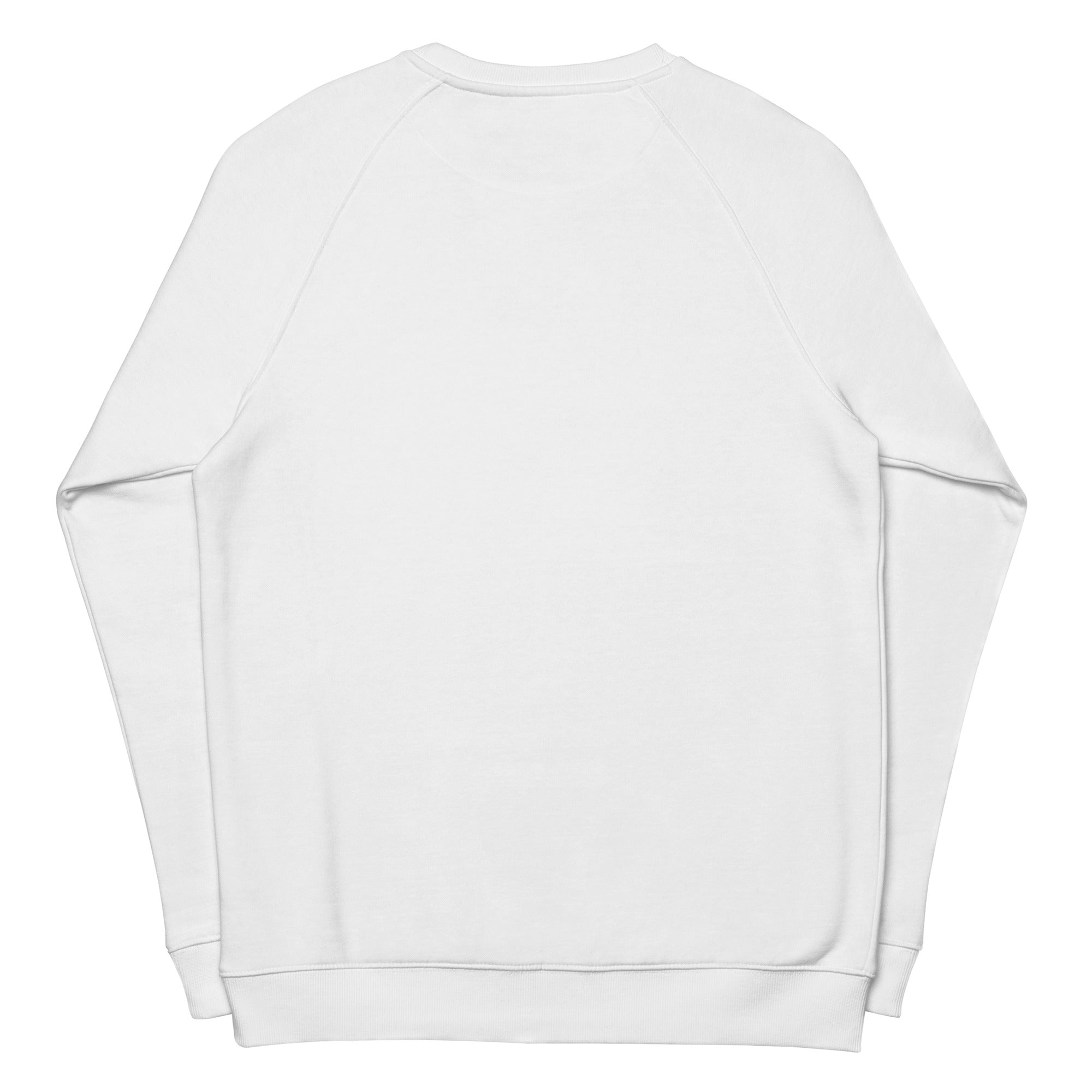 Men's Organic Cotton Raglan Sweatshirt - 333 Angel Number Print - Various Colors Christian Sweater