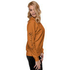 3 Crosses Crewneck with Be The Ark Sleeve Print | Christian Sweatshirt