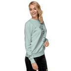 Grateful Rose Premium Crewneck | Women's Christian Sweatshirt