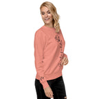 Grateful Rose Premium Crewneck | Women's Christian Sweatshirt
