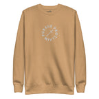Men's Classic Crewneck Sweatshirt - Pursue and Proclaim Embroidery - Various Colors Christian Faith Sweater