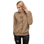 Grateful Rose Premium Crewneck | Women's Christian Sweatshirt