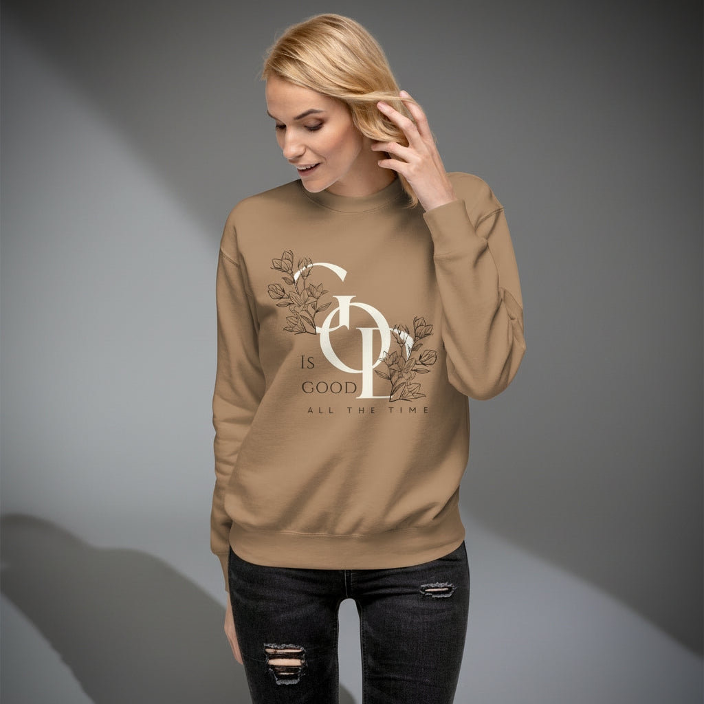 God Is Good All The Time Sweatshirt | Women's Christian Crewneck