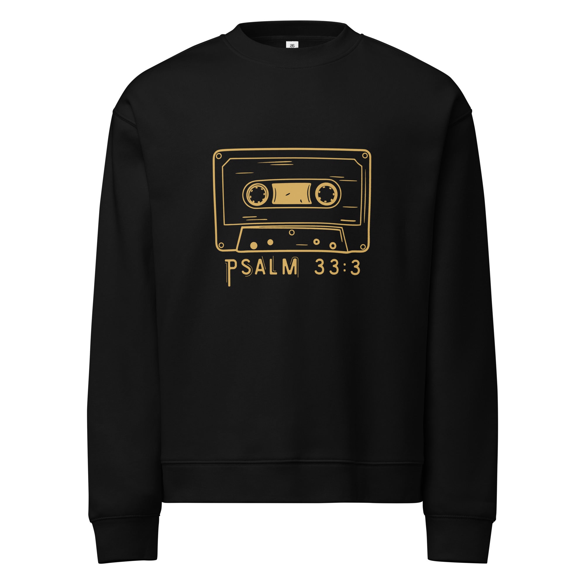 Men's Crew Neck Sweatshirt - Psalm 33:3 Bible Verse Print - Various Colors Christian Faith Sweater