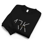 Men's Crew Neck Sweatshirt - Be The Ark Embroidery - Various Colors Christian Faith Sweater