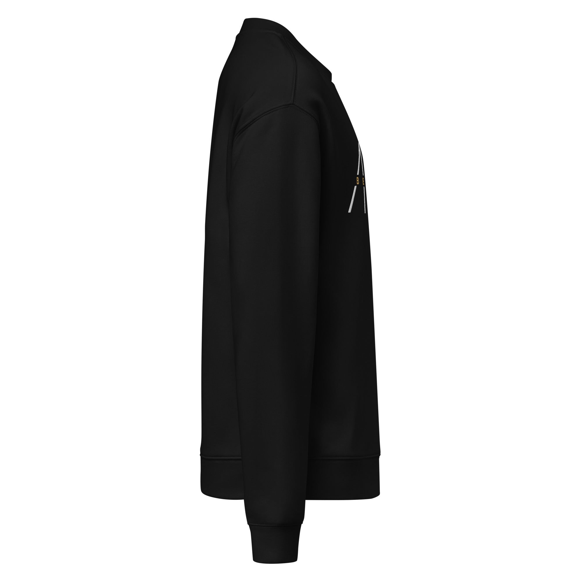 Men's Crew Neck Sweatshirt - Be The Ark Embroidery - Various Colors Christian Faith Sweater