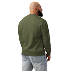 Men's Crew Neck Sweatshirt - Be The Ark Embroidery - Various Colors Christian Faith Sweater