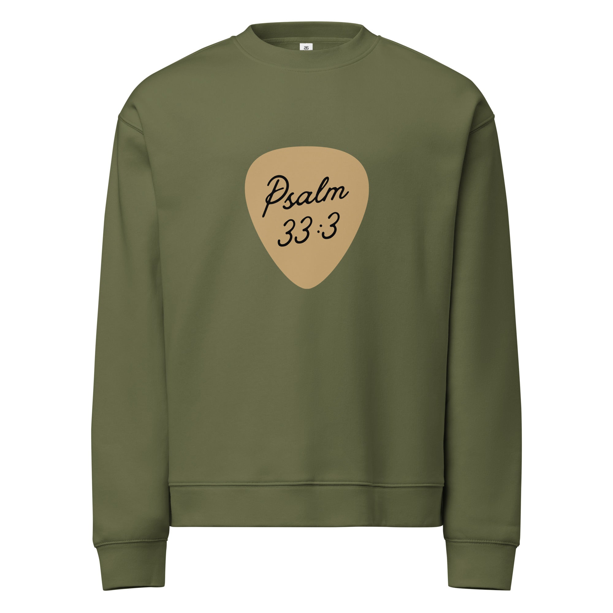 Men Crew Neck Sweatshirt with Front Text Print Long Sleeve