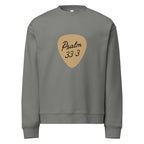 Men Crew Neck Sweatshirt with Front Text Print Long Sleeve