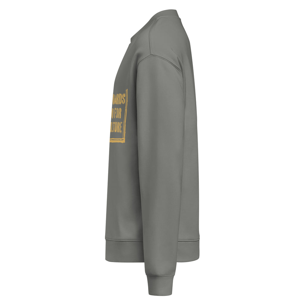 Men Crew Neck Sweatshirt with Front Text Print Long Sleeve