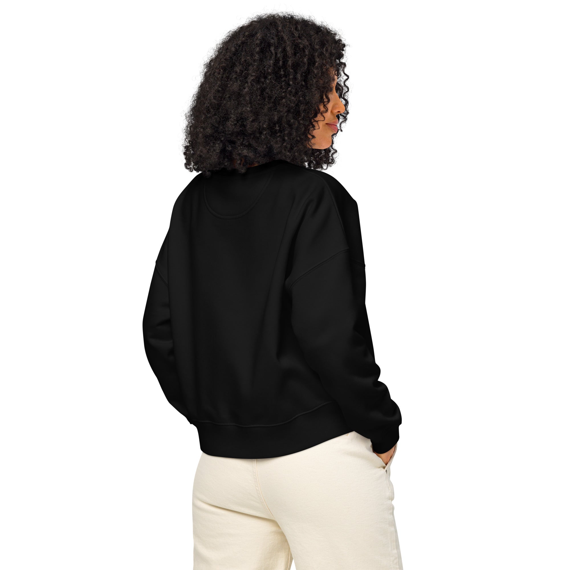 Faith First Organic Embroidered Sweatshirt | Matthew 6:33 Crewneck