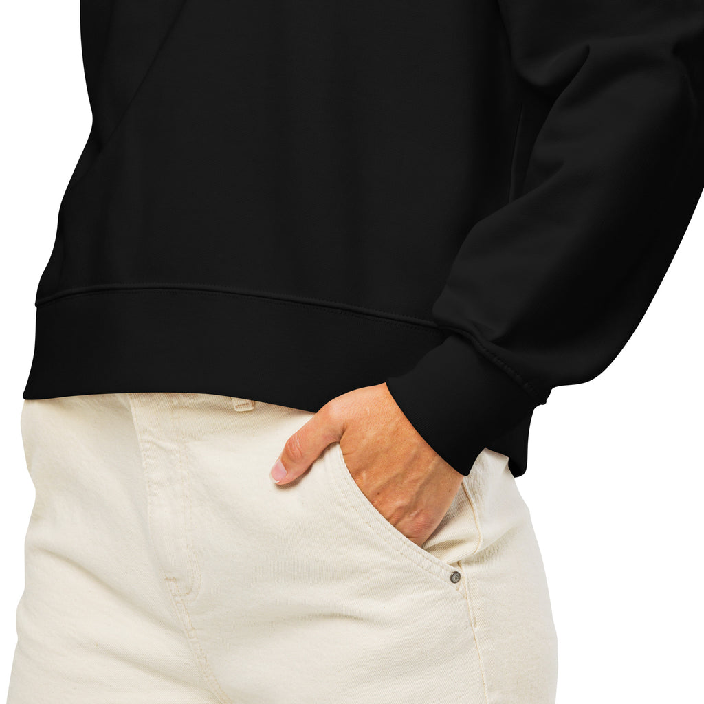 Faith First Organic Embroidered Sweatshirt | Matthew 6:33 Crewneck