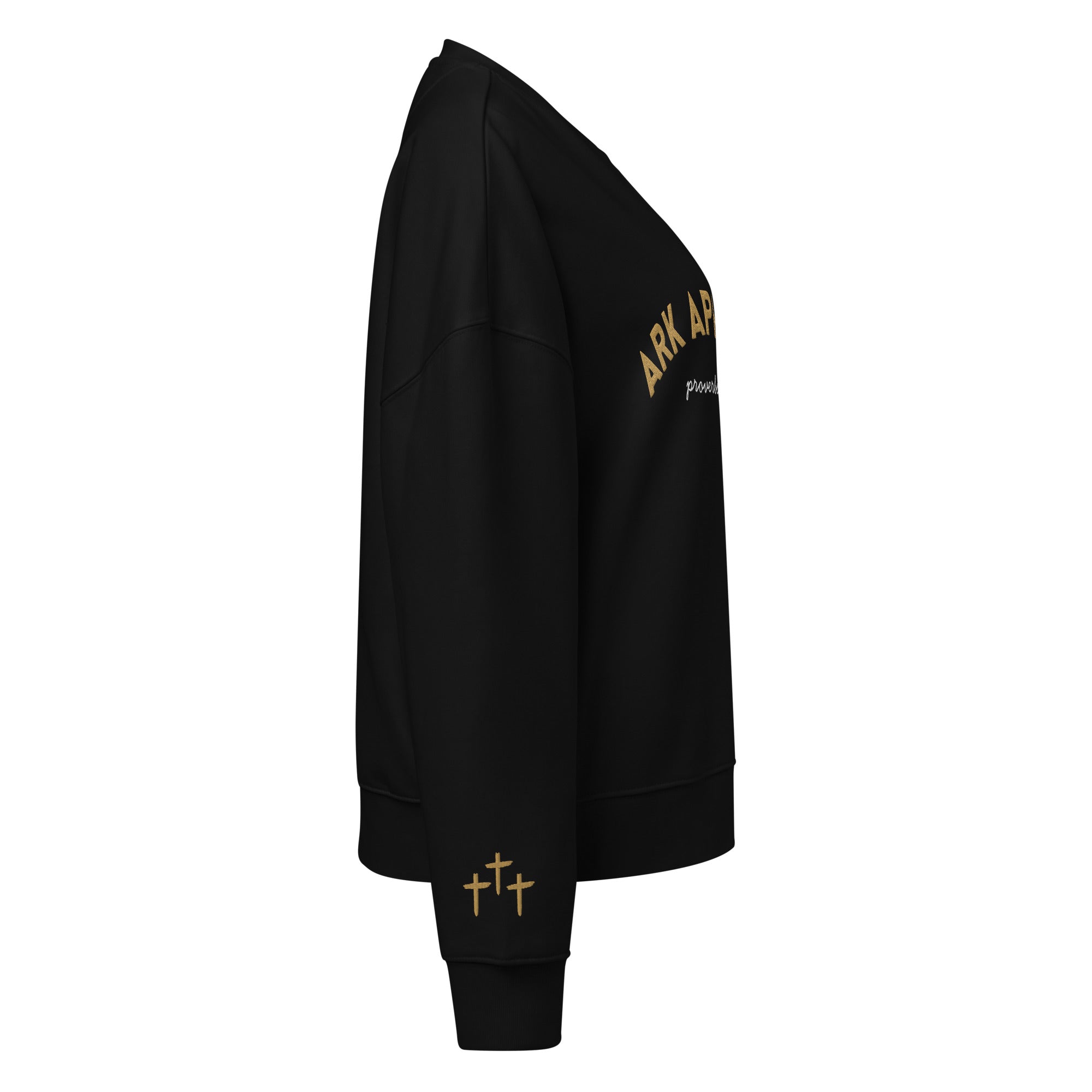 ARK Apparel Signature Organic Sweatshirt | Embroidered Brand Crewneck