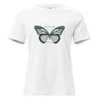 Women's Relaxed Fit T-Shirt - Psalm 91:11 Bible Verse Print Front & Back - Various Colors Christian Faith Tee